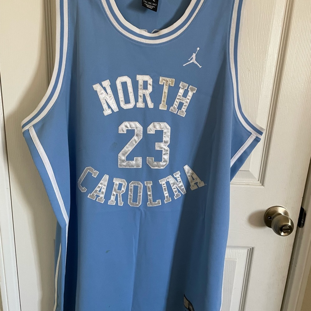 North Carolina 23 Basketball Jersey - Light Blue & White